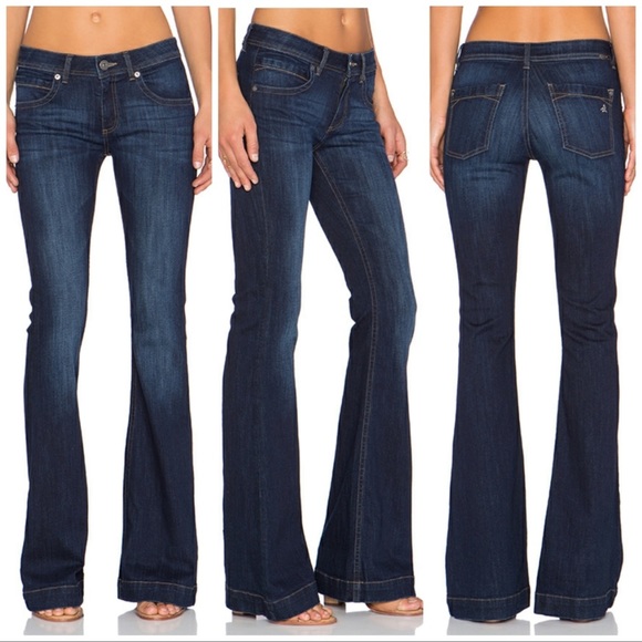 DL1961 Joy High Rise Flare Denim Jeans size 30 - Picture 13 of 14